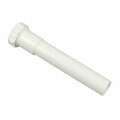 Danco Pipe Extension Tube, 1-1/4 in, 8 in L, Slip-Joint, Plastic, White 51668